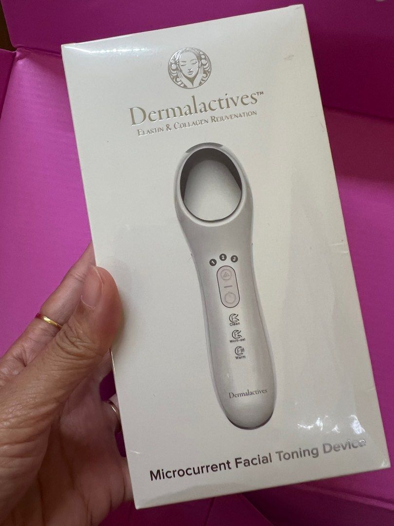 DERMALACTIVES Microcurrent Toning Face Device, Beauty & Personal Care