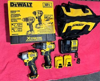 DEWALT BRUSHLESS DRILL AND IMPACT DRIVER