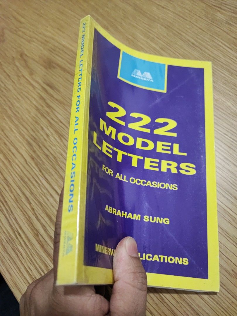 (ENG) 222 Model Letters For All Occasions, Hobbies & Toys, Books ...