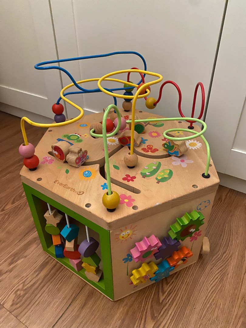 Everearth 7 in 1 garden activity cube new arrivals