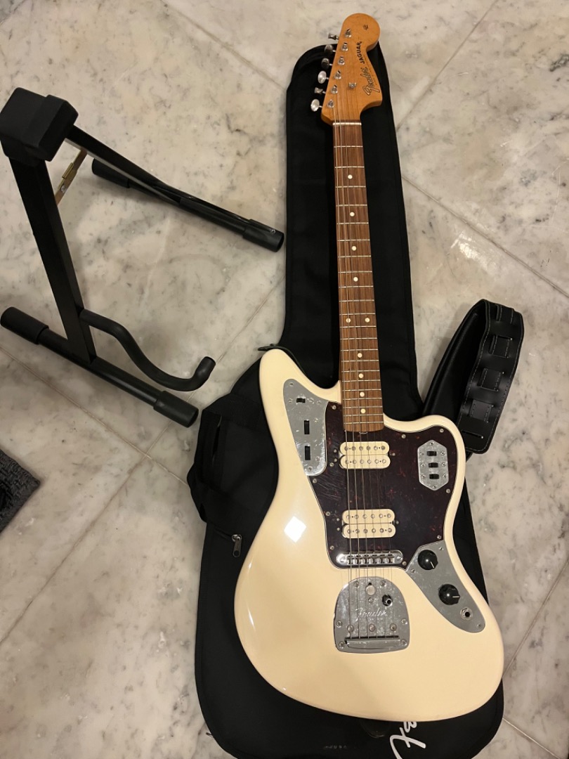 Fender jaguar shop hh olympic white