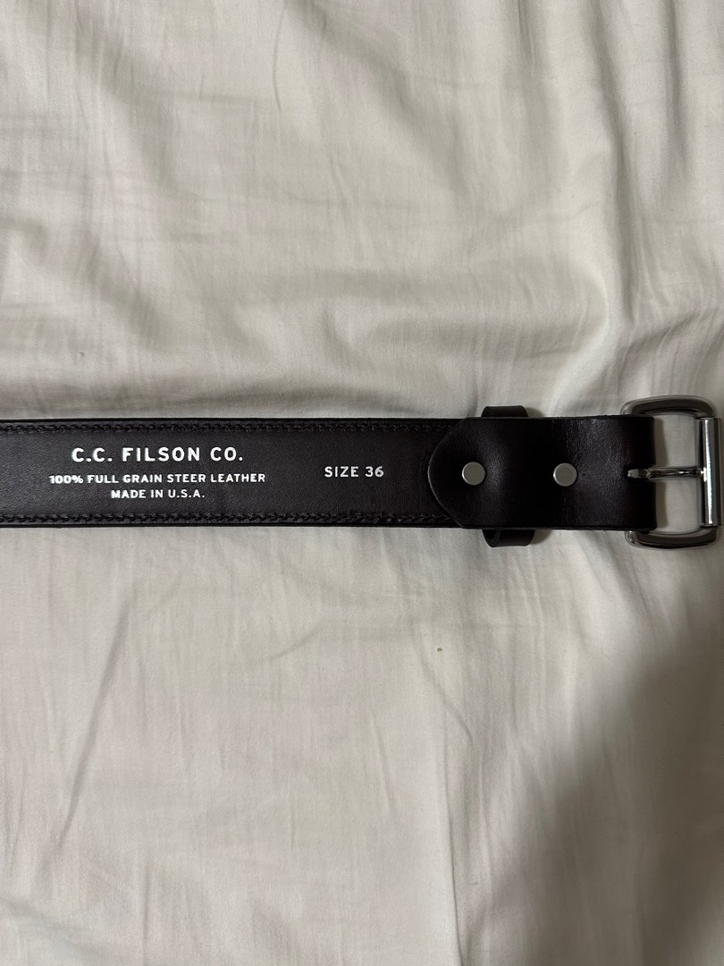 Filson double belt clearance