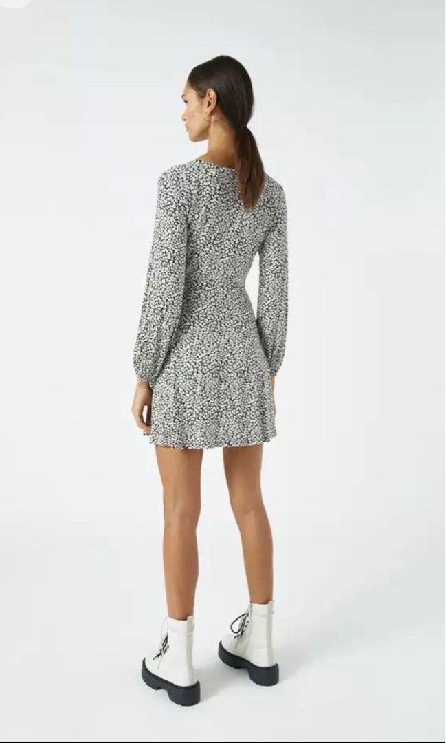 Pull and bear leopard print dress new arrivals