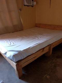 Full double paleta bed frame and firm foam