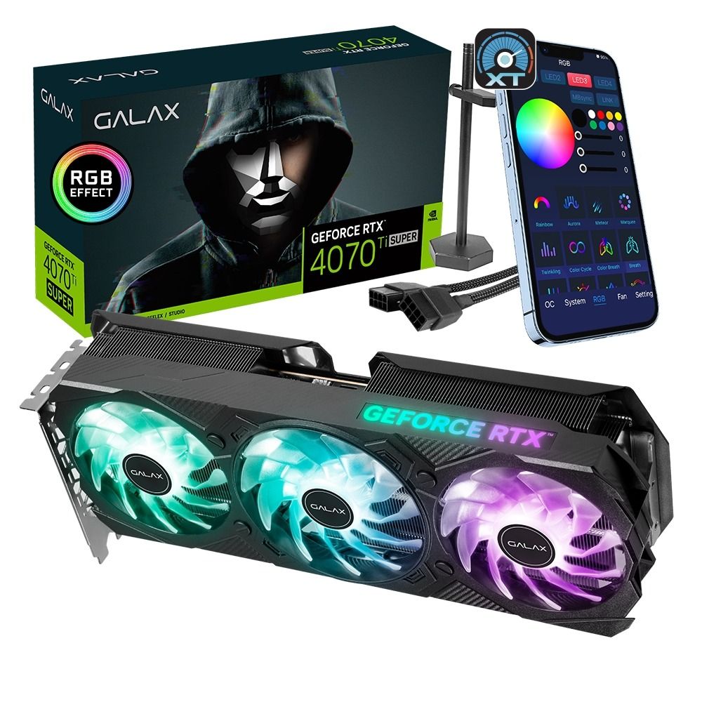 GALAX GeForce RTX 4070 Ti SUPER EX Gamer 1 Click OC 47UZM6MD9BUP
