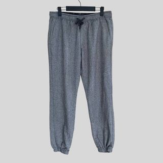 GU Wool Gray Drawstring Jogger Pants