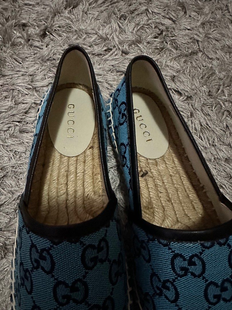 gucci (Category: Slippers and slides) located in Quezon City. Submitted by ingrata12 (Listing ID 1284880430, Image 3). Description: brandnew espadrille..size 6.