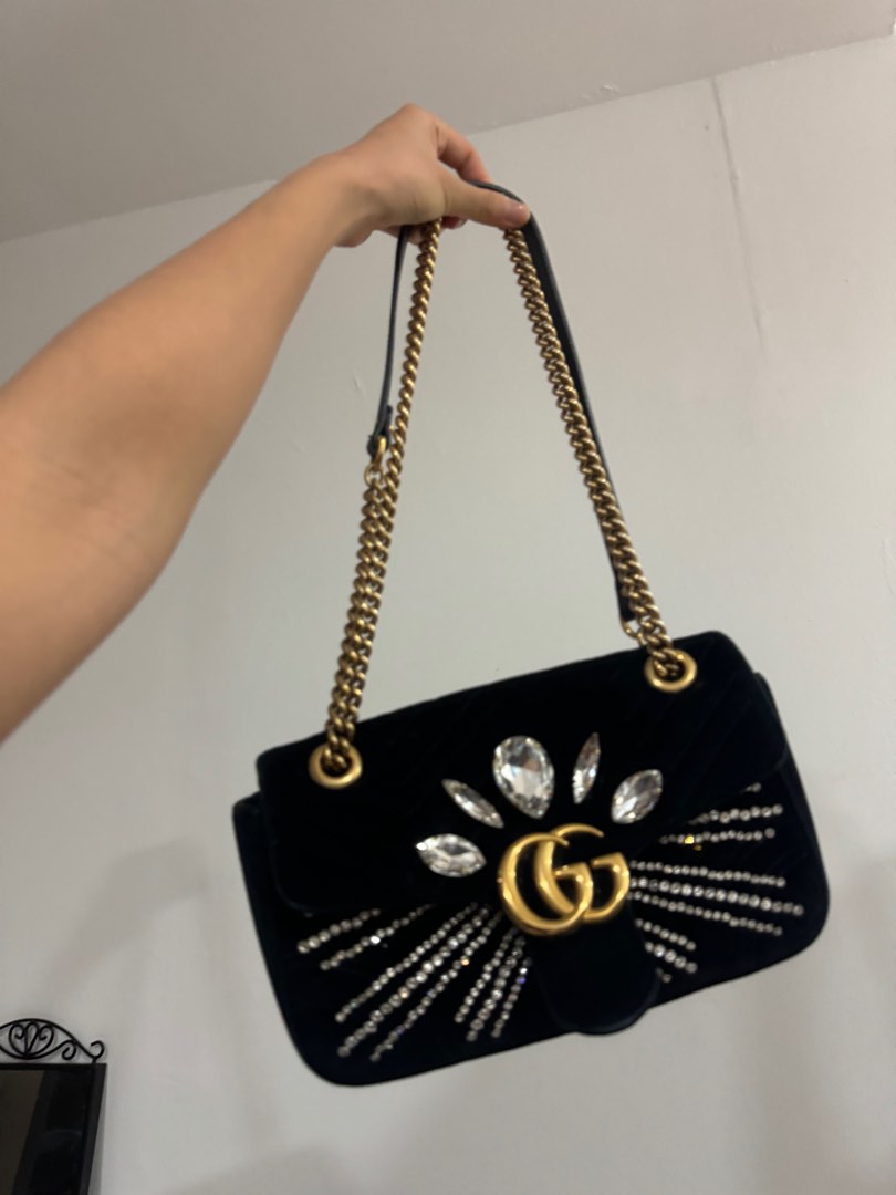 Marmont clearance gucci velvet