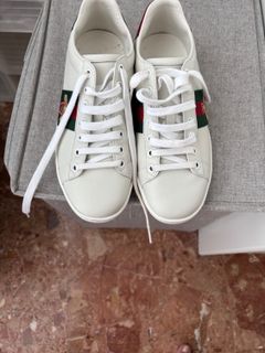 White gucci deals sneakers