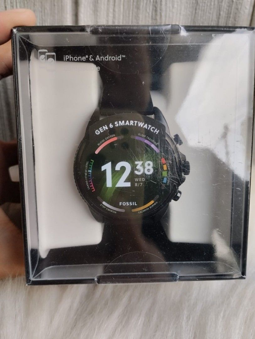 HARGA NET NO NEGO Fossil Smartwatch Gen 6 FTW4061 Black Silicone 2.950jt