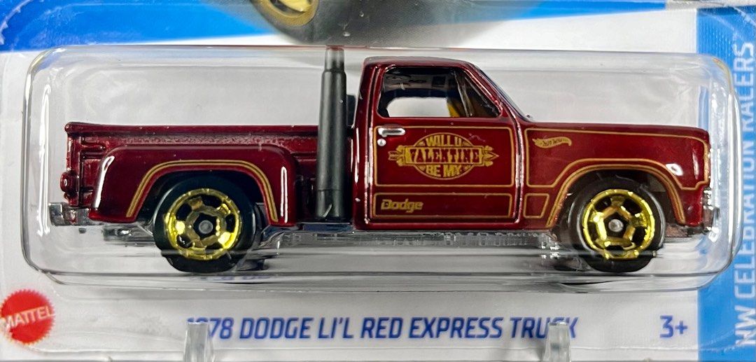 Hot Wheels 1978 Dodge Li’l Red Express Truck (HW Celebration Racers) 1