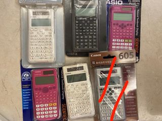 Hp/Casio /Canon /sharp 科學 scientific calculator 多色