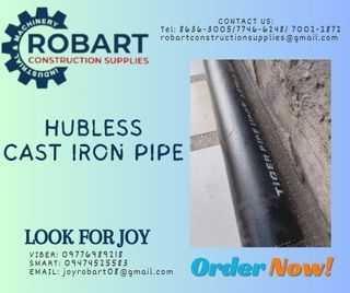 HUBLESS CAST IRON PIPE
