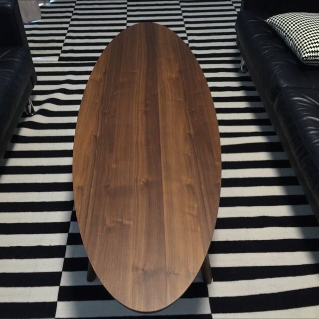 IKEA Coffee Table STOCKHOLM Walnut Veneer, 180x59 cm, 傢俬＆家居, 傢俬, 桌子
