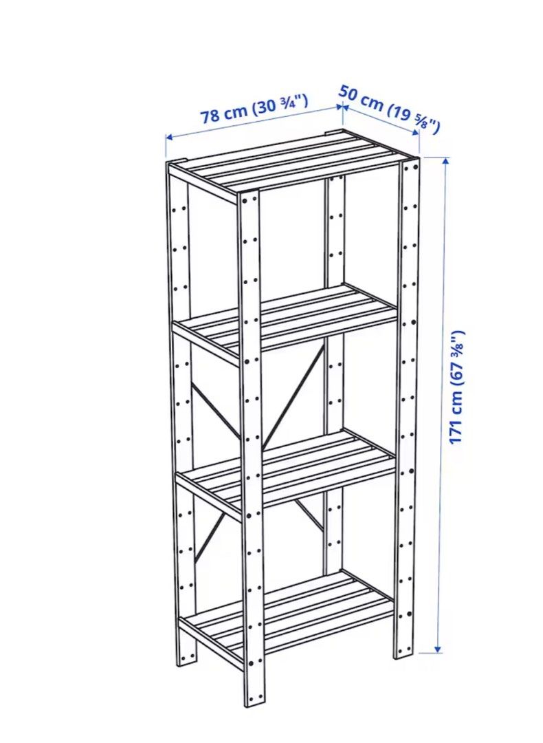 Ikea Shelf, Furniture & Home Living, Furniture, Shelves, & Racks on Carousell