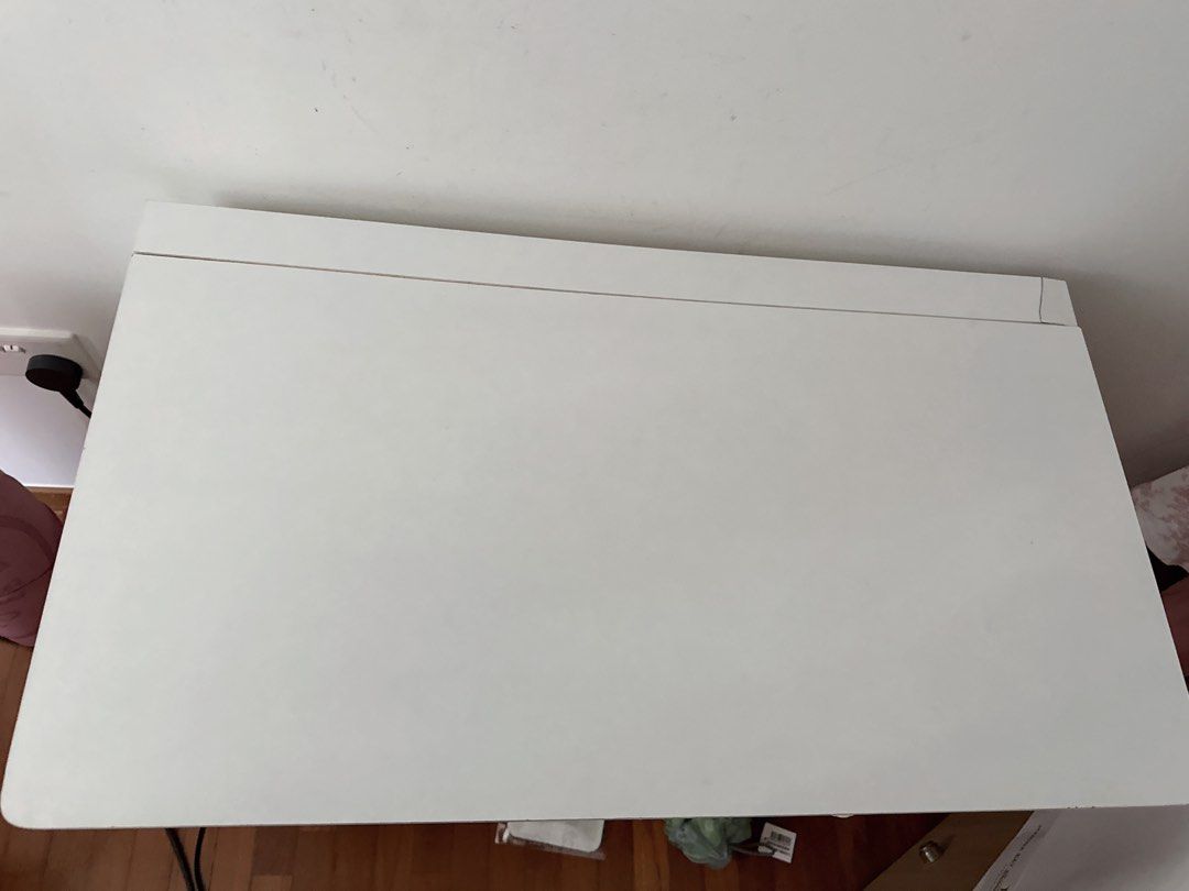IKEA Table (Category: Tables & Sets) located in Singapore. Submitted by milknmocha (Listing ID 1284833170, Image 1). Description: Study desk. Second photo to see defect. Clearance for CNY.. please self collect.