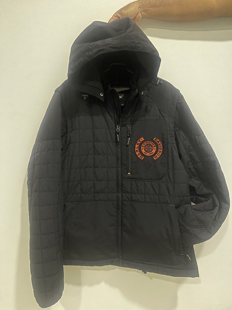 Harley Davidson Men s Jasper Packable Convertible Jacket Men s