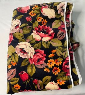 JAPAN TEXTILE; LINEN, cloth-floral soft velvety cotton fabric