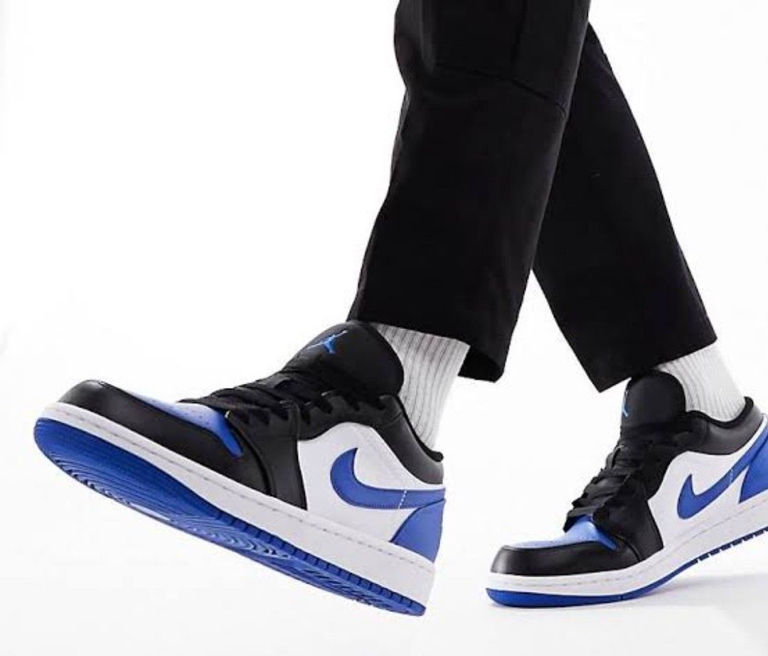 Foot Jordan Air Royal Toe Low Blue Black Air Jordan Royal Toe Blue