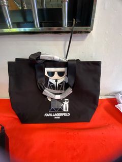 Karl Lagerfeld extra large zipper tote bag