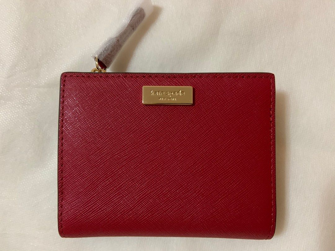 BRAND NEW RED KATE SPADE Laurel Way Boho Floral Small Shawn Wallet CNY