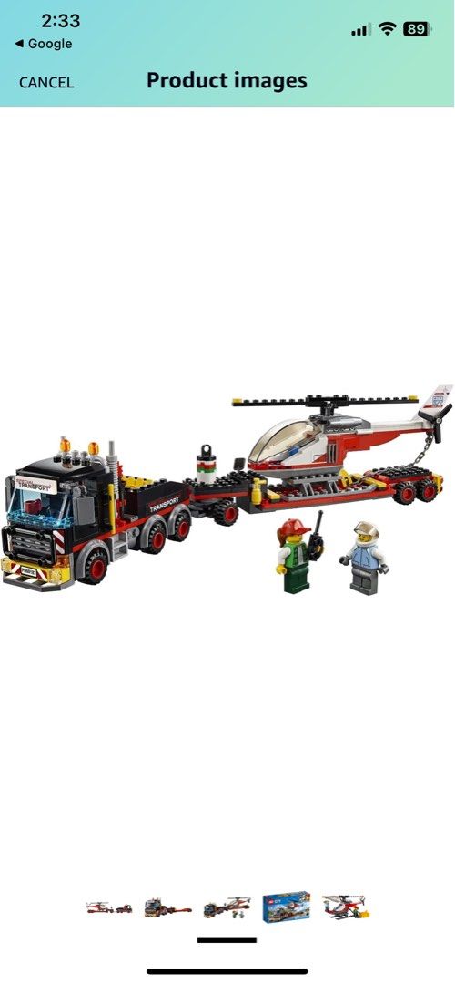 Heavy cargo transport lego discount