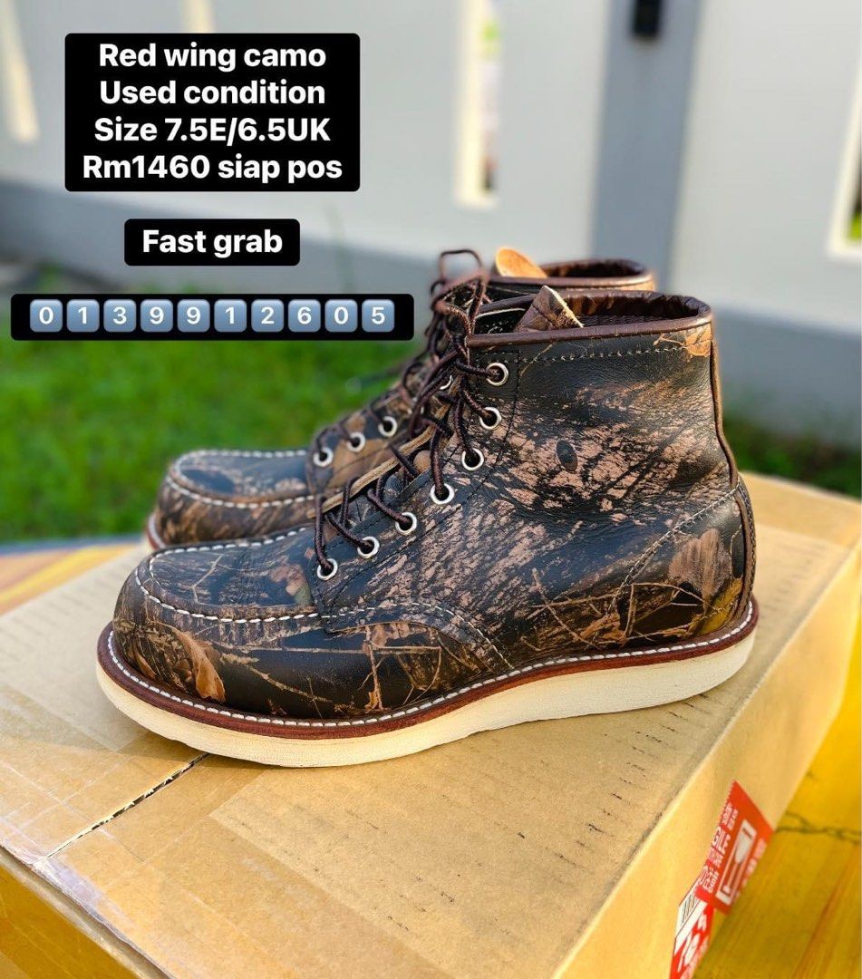 Red wing camouflage boots cheap
