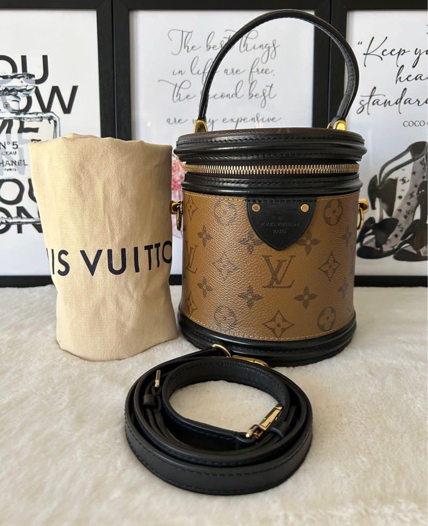 Louis Vuitton Cannes Monogram Reverse Bag (Category: Luxury Bags & Wallets) located in Manila. Submitted by bagislifeshop (Listing ID 1284800436, Image 1). Description: ✅Date code: CA1139 ✅Condition: 9/10 ✅Material: Coated canvas leather ✅Size: 15 X 17 X 15CM ✅Inclusions: Dustbag and strap .