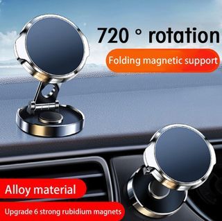 Magnetic Car Phone Holder Magnet Smartphone Mobile Stand Cell GPS For IP 14 13 12 Huawei Samsung
