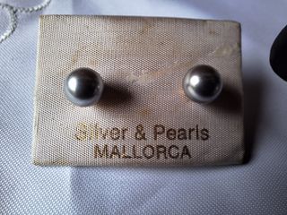Mallorca Pearl Earrings 925 silver