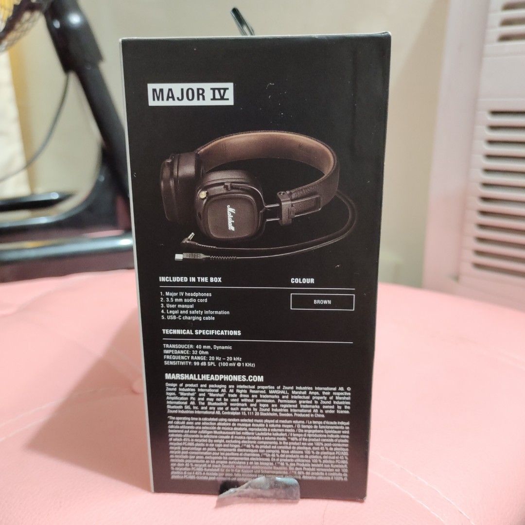 Marshall Major IV Wireless Bluetooth Headphones (Category: Headphones & Headsets) located in Manila. Submitted by krizziana.ph (Listing ID 1284936172, Image 3). Description: .