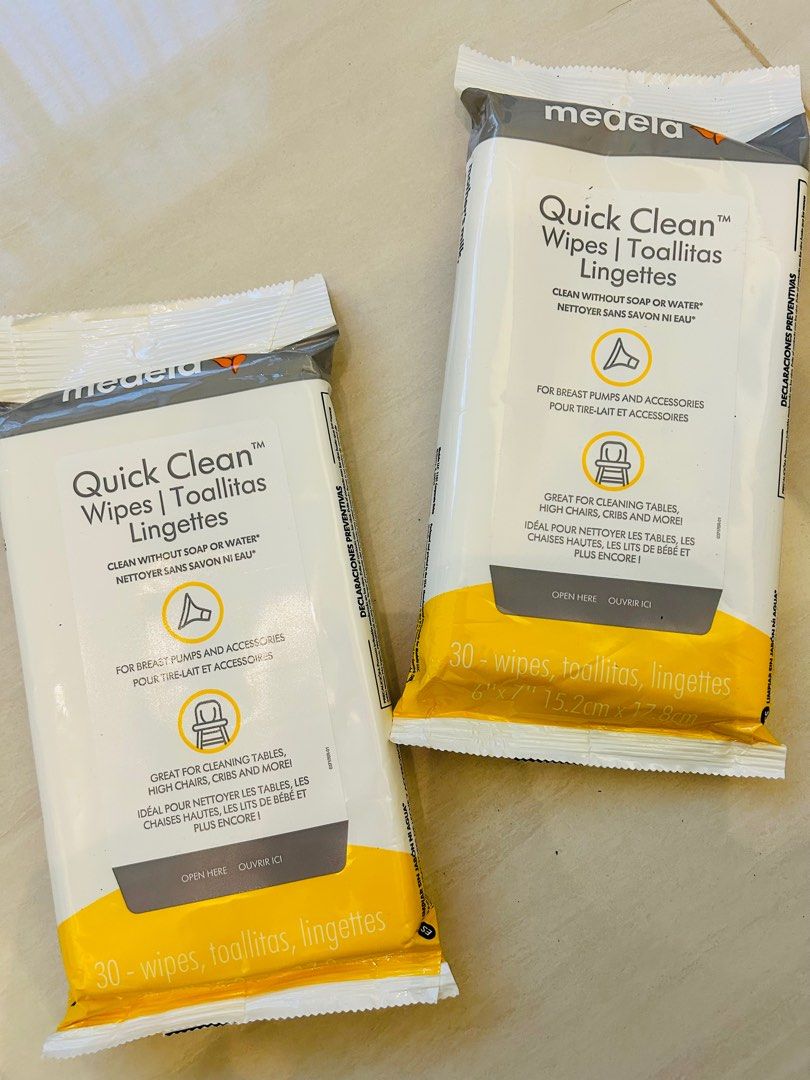 Medela breast clearance pump wipes
