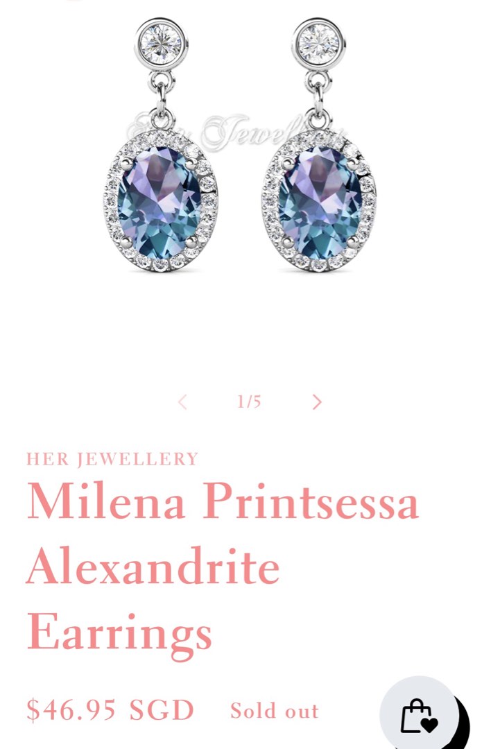 Alexandrite earrings hotsell