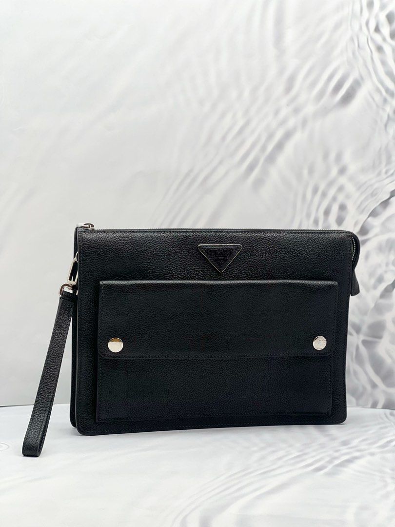 Prada clutch sale discount