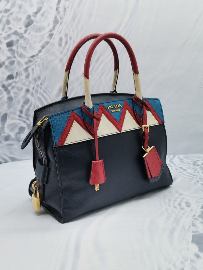 Prada medium best sale esplanade leather satchel