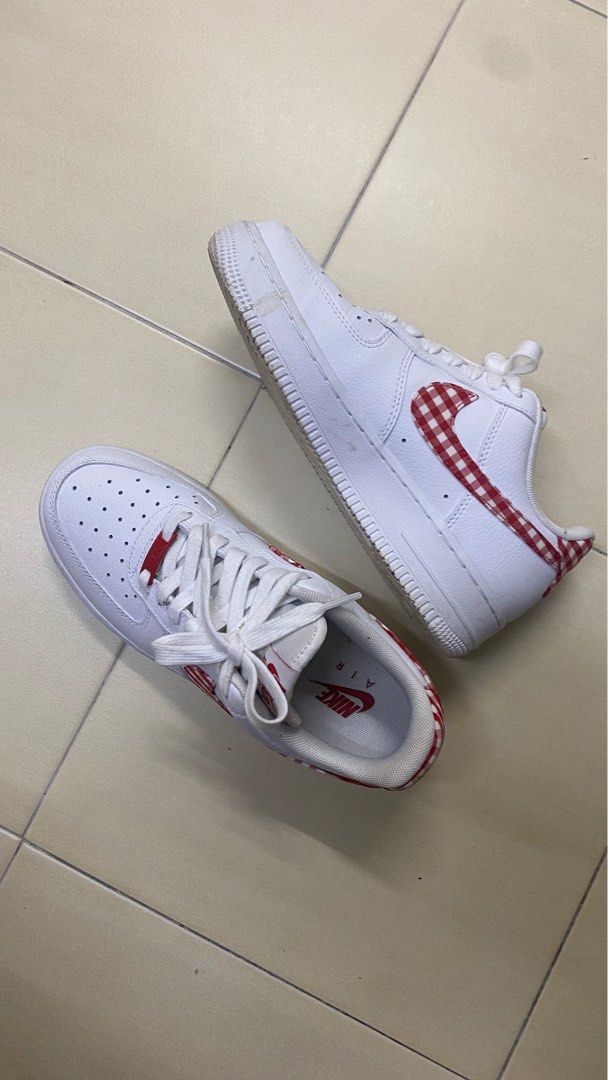 Air force 1 gingham discount