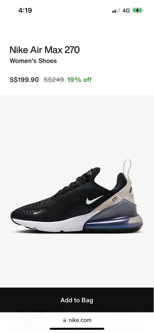 Nike Air Zoom 270 woman s