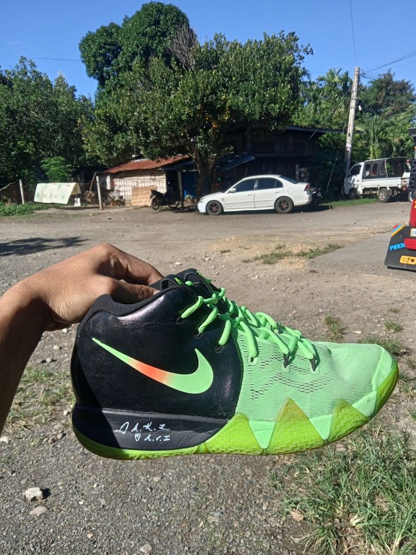 Nike Kyrie 4 Neon Volt Men s Fashion Footwear Sneakers on Carousell
