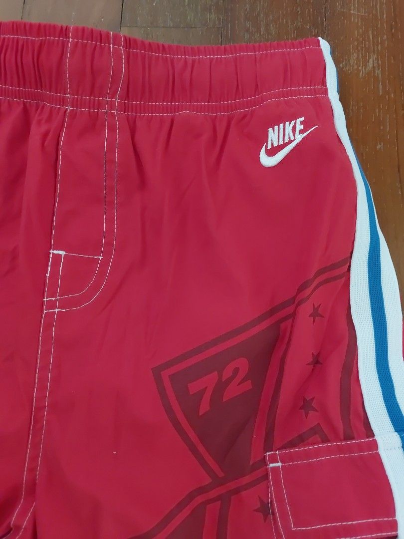 Red nike shorts youth online