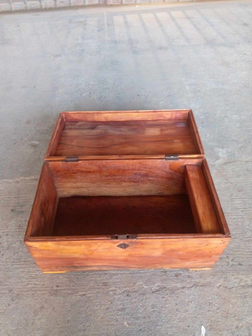 Old Narra Baul (Category: Storage Boxes & Baskets) located in Paranaque City. Submitted by mommykiee (Listing ID 1284804437, Image 2). Description: Old Narra Baul Made of narra wood Size: L25.5 W14 H12.5inch Stripped & varnished Ready to use.