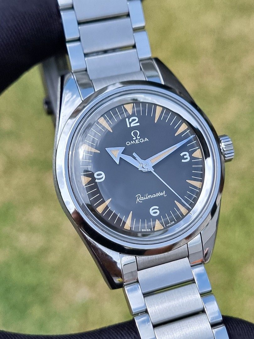 OMEGA TRILOGY RAILMASTER RAIL MASTER REISSUE RE ISSUE 1957 60TH 60 ANNIVERSARY 220.10.38.20.01.002 22010382001002 LIMITED 3557 PIECES ONLY HERITAGE