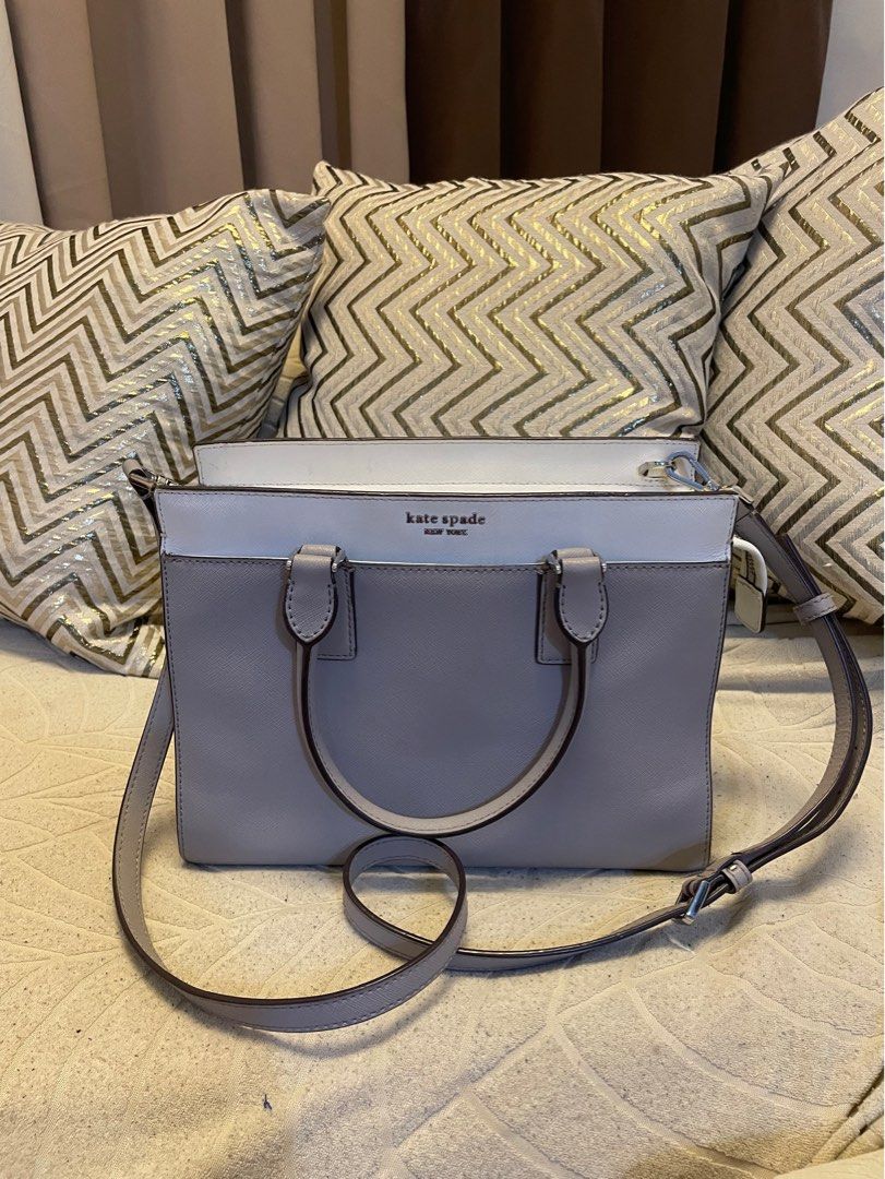 Kate spade cameron medium satchel blue top