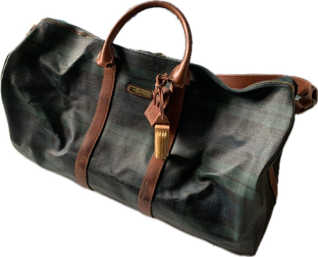 Ralph lauren outlet leather travel bag