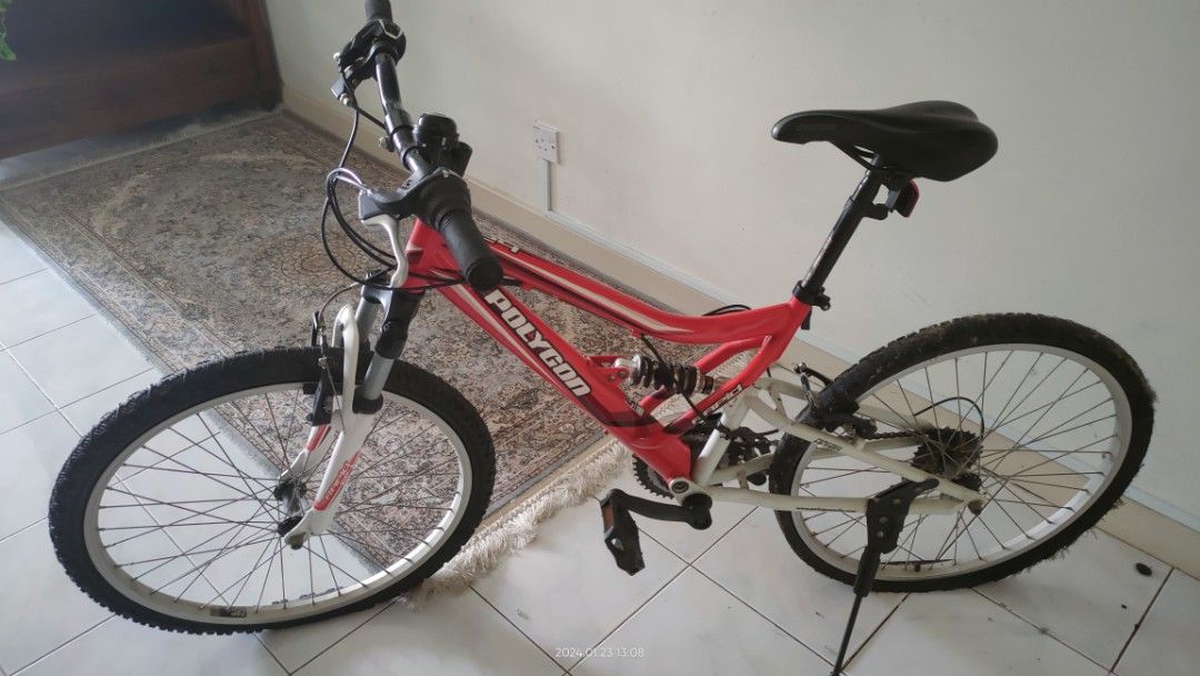 Polygon Rapid 24 Full Susp Kid MTB Bicycle