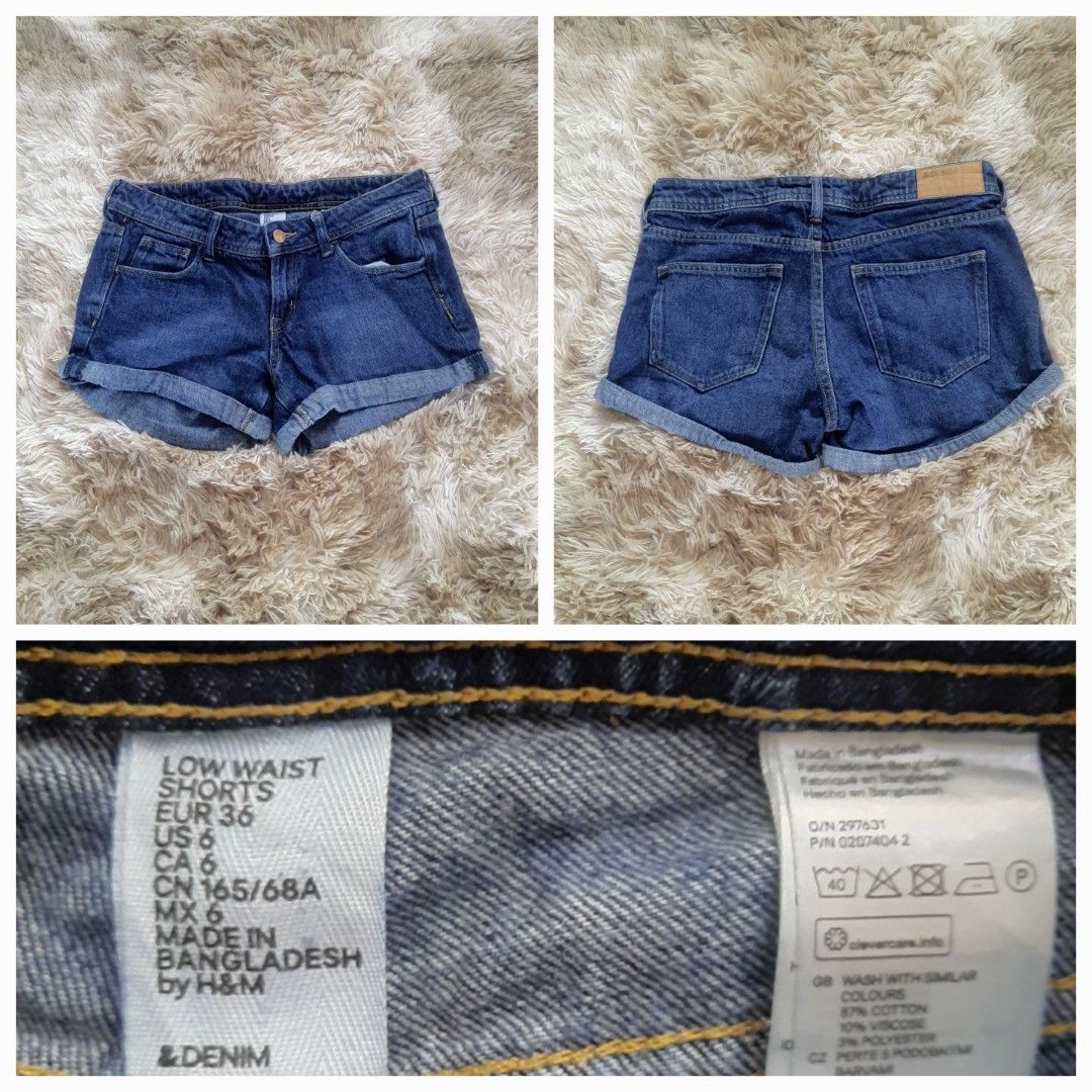 preloved H&M denim shorts (Category: Shorts) located in Naic. Submitted by JustRandomThings (Listing ID 1284868612, Image 1). Description: Preloved shorts pls manage your expectations W27-28 L10 ✨️LAST PRICE POSTED✨️ payment first policy if in doubt, do not buy SF NOT INCLUDED MOP: gcash paymaya Courier: J&T lalamove available for meetup around hillsview naic, tanza mcdo, tejero.