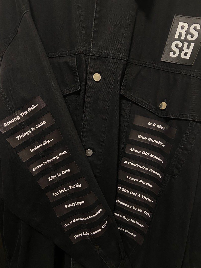 Raf simons joy hotsell division denim jacket