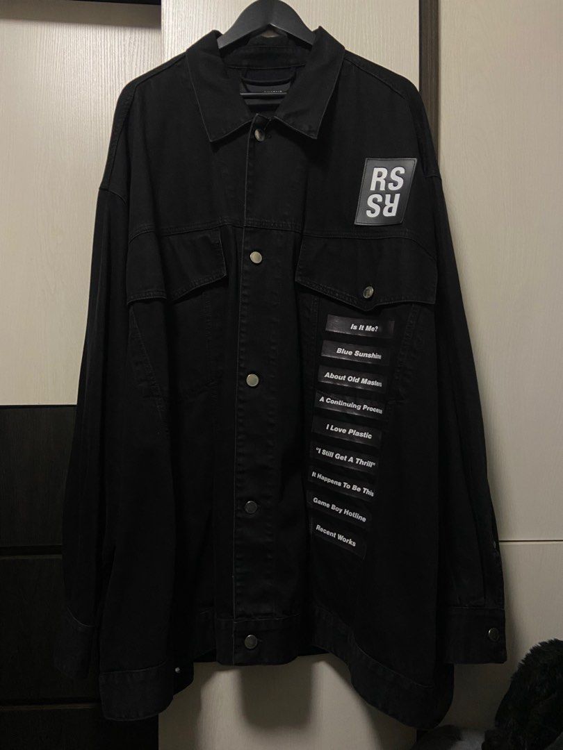Raf simons power joy division denim jacket T