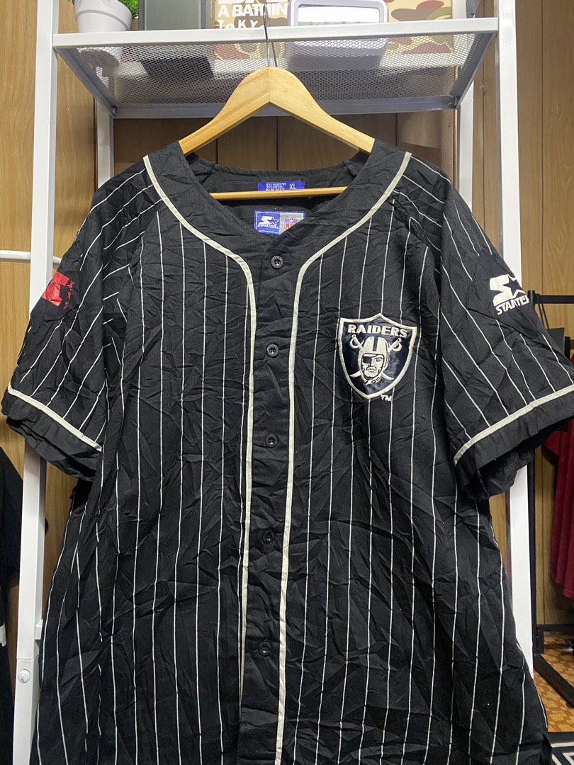 La raiders hotsell baseball jersey