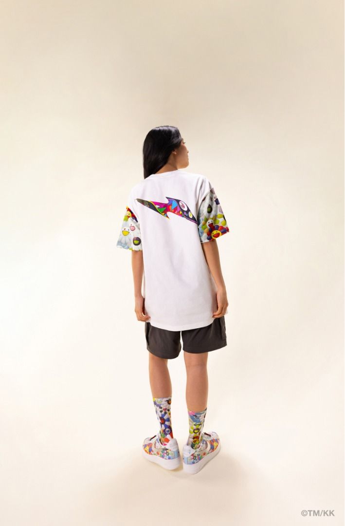 カラーホワイトCLONE X Murakami Drip T-Shirt（RTFKT）