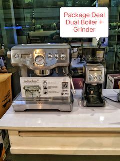Sale Package Breville Coffee Machine Dual Boiler and Smart Grinder Pro